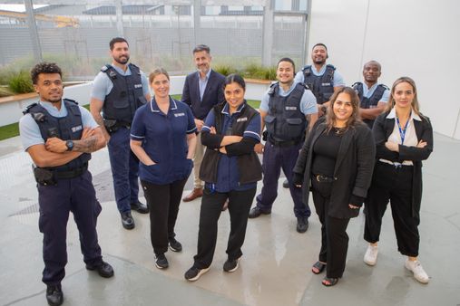 Staff at Waikeria Prison
